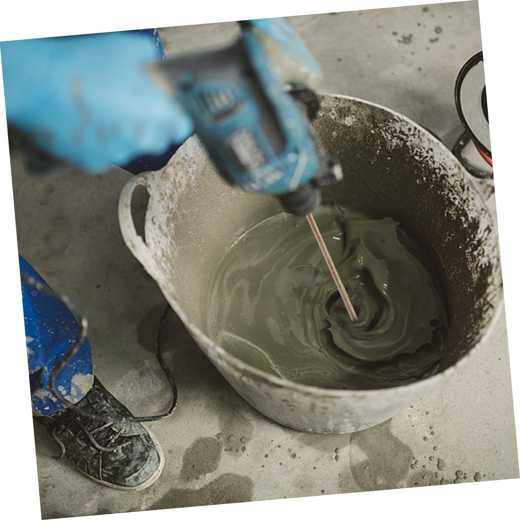 Asta Miscelatrice per Trapano 2 Pezzi in Lega, per Pittura e Fluidi | Accessori per Utensili Elettrici, Non Facile da Arrugginire, Riciclabili, Uso Domestico e Cantiere Stile Casuale