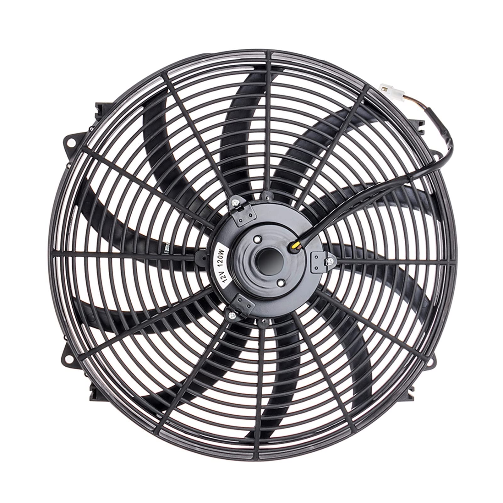 Ventilador de enfriamiento radiador eléctrico de 16 "Pulgadas Alta Cfm Kit de Interruptor de relé de termostato 12V Ventiladores y Kits