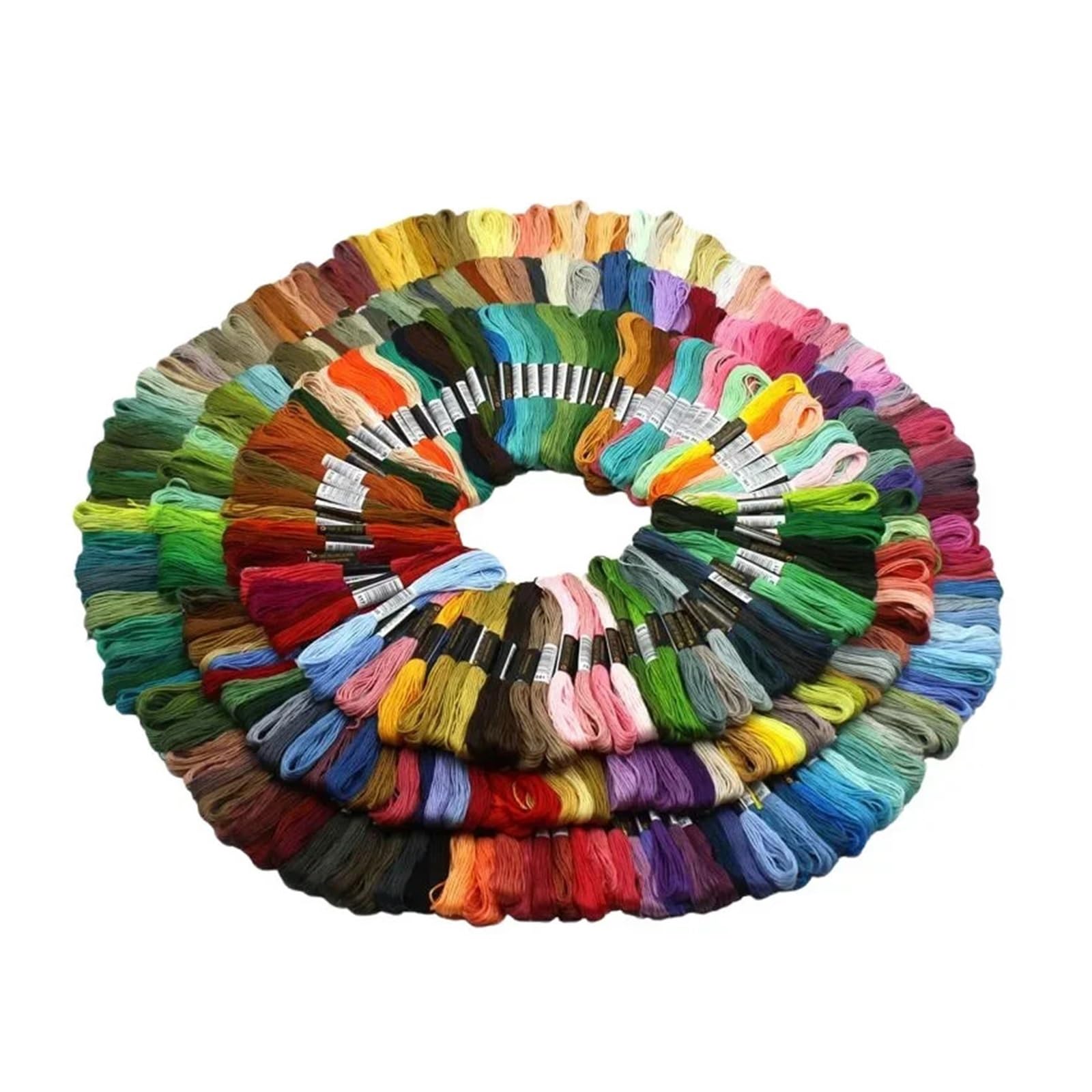 Mehrfarbige Fäden. 50/100/150/447 Farben Kreuzstichgarn – farbechtes Sticktwist for DIY-Nähen, Handarbeiten, Kunsthandwerk Baumwolle, ideal for Kunst und Handwerk(447colors)