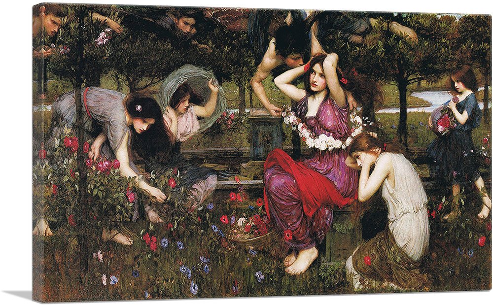Amazon.com: ARTCANVAS Flora and the Zephyrs 1897 Canvas Art Print