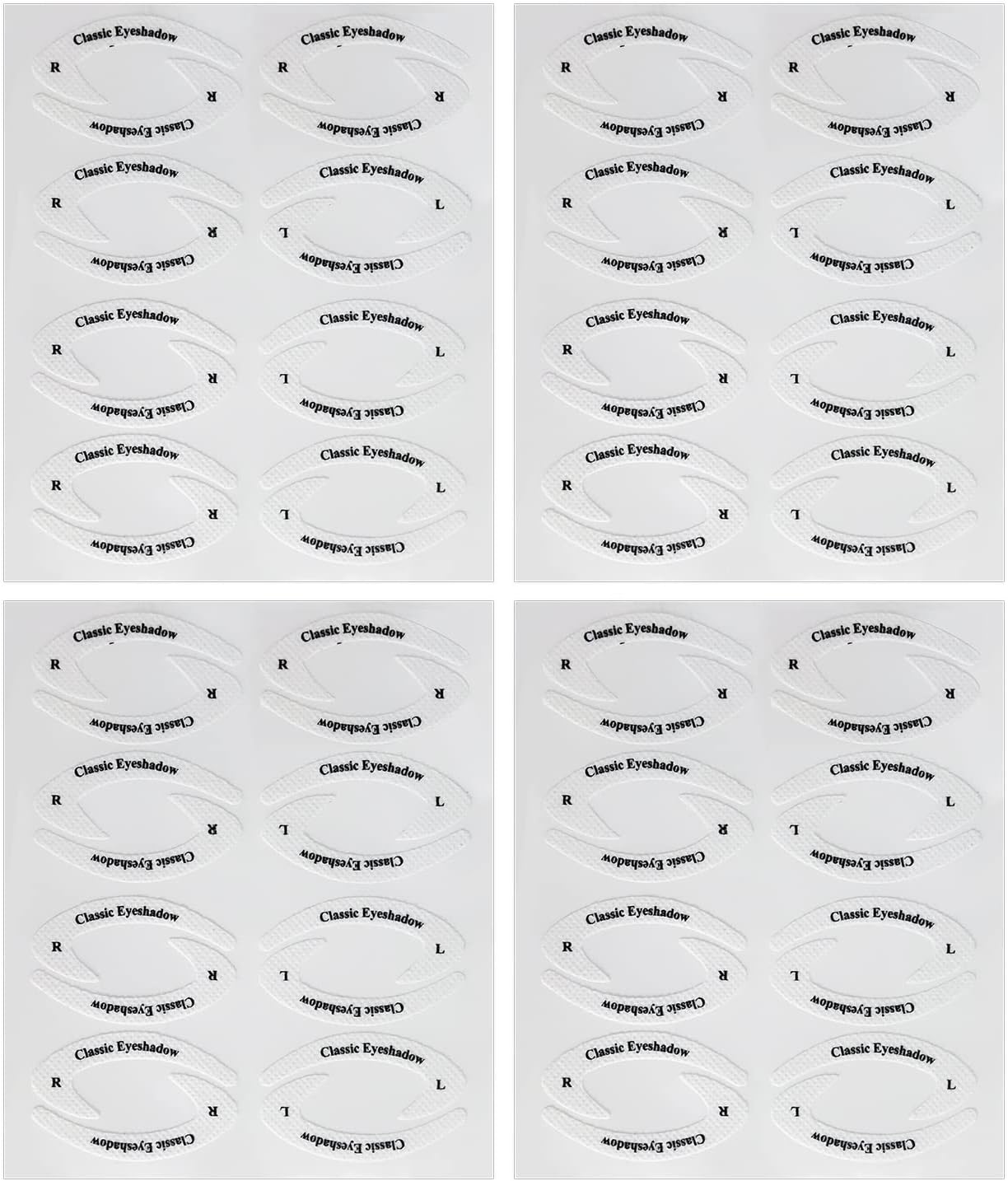 ALLYMAGIC Eyeliner Eyeshadow Stencils, 64 PCS Cat Eyeliner Stencil