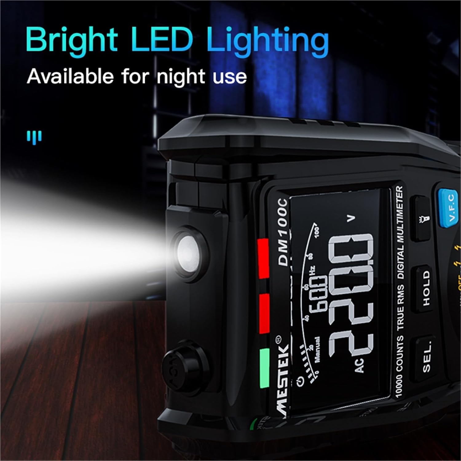 Digital Multimeter Smart Model Auto Range AC DC Voltage Current with Temperature Measurement Professional Multimeter Tester