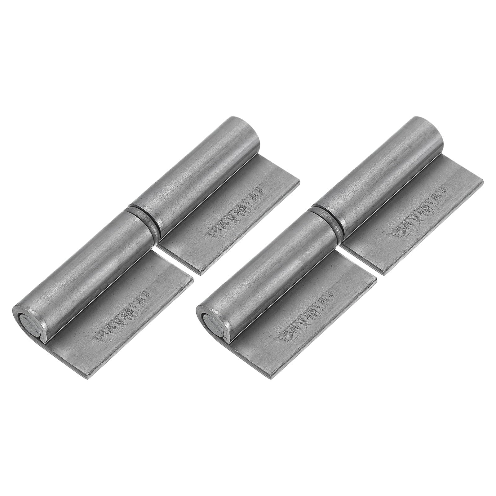 Charnières soulevables à souder en acier uxcell Lot de 2 avec goupille amovible pour portail