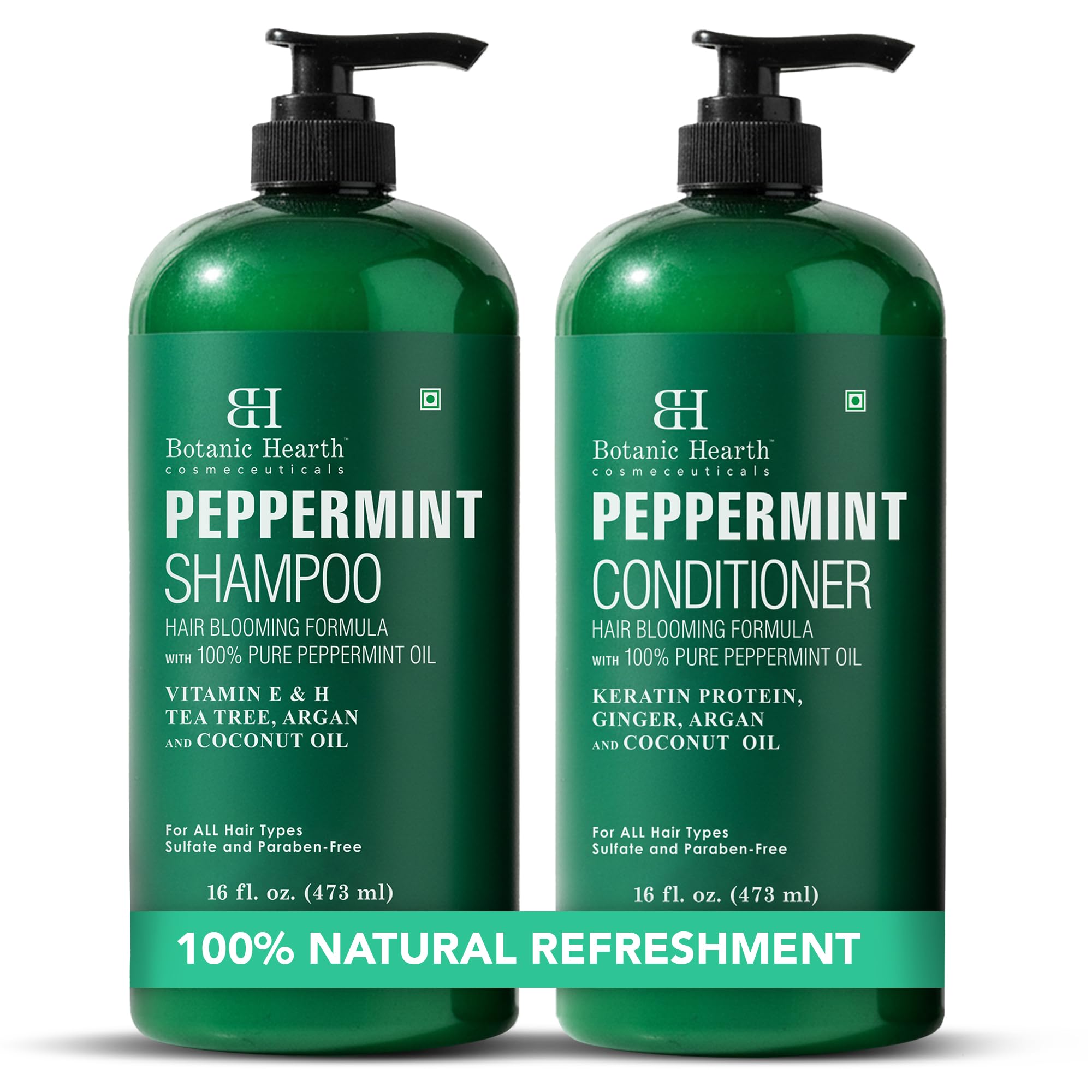 [未開封]グリーンGreenEARTH BALL W-LOTION75ml Amazon.com: Botanic Hearth Peppermint Oil Shampoo And Conditioner