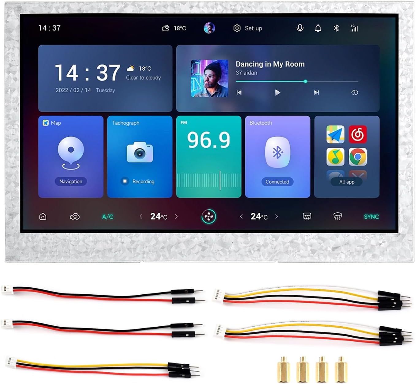 Waveshare ESP32-S3 4.3inch Display Development Board, 800×480, Supports WiFi & Bluetooth, with Onboard Antenna, Without Touch Function