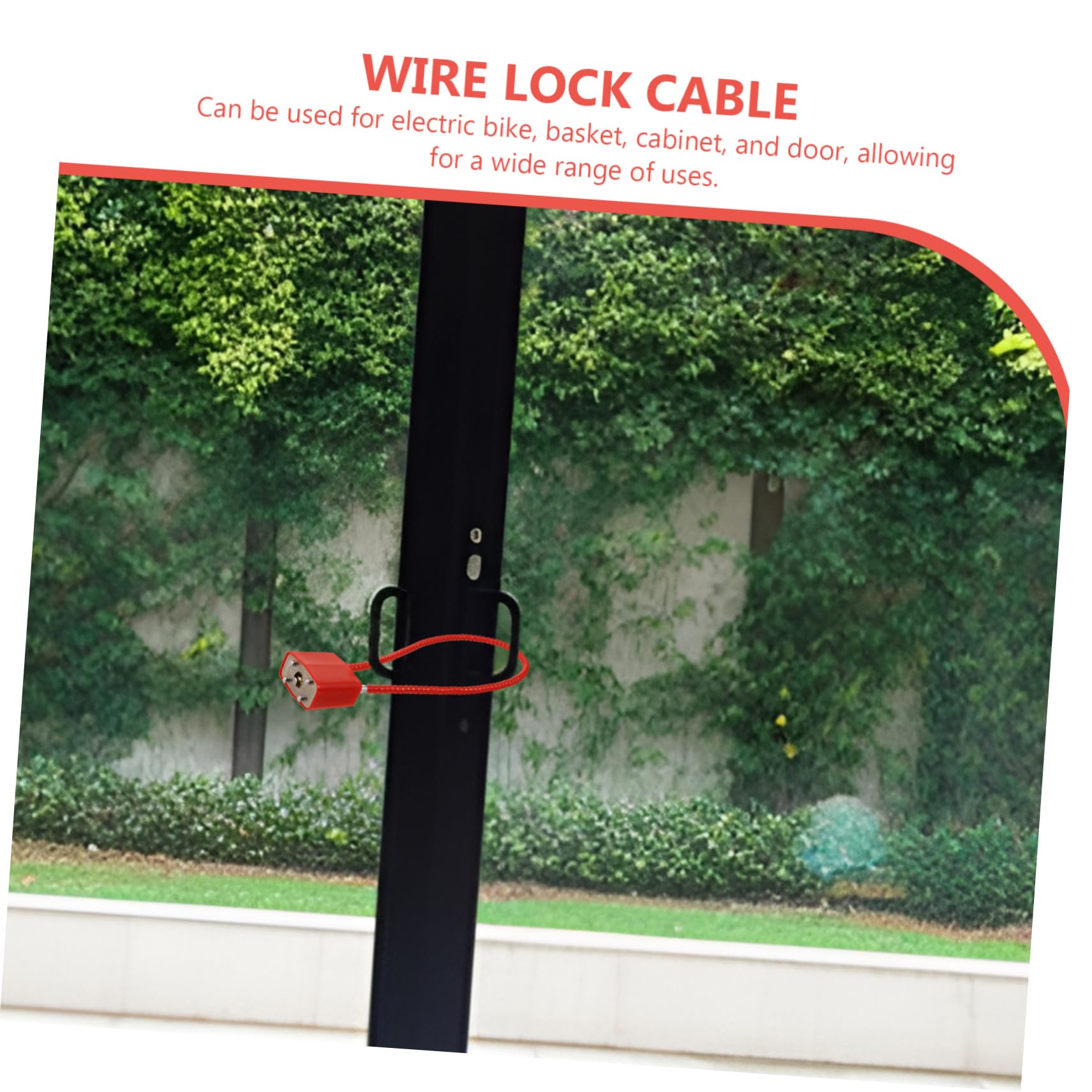 DOITOOL Lucchetti Per Bici in Metallo Ad Alta Sicurezza 4 Pezzi Con Cavo Di Sicurezza Per Guardaroba
