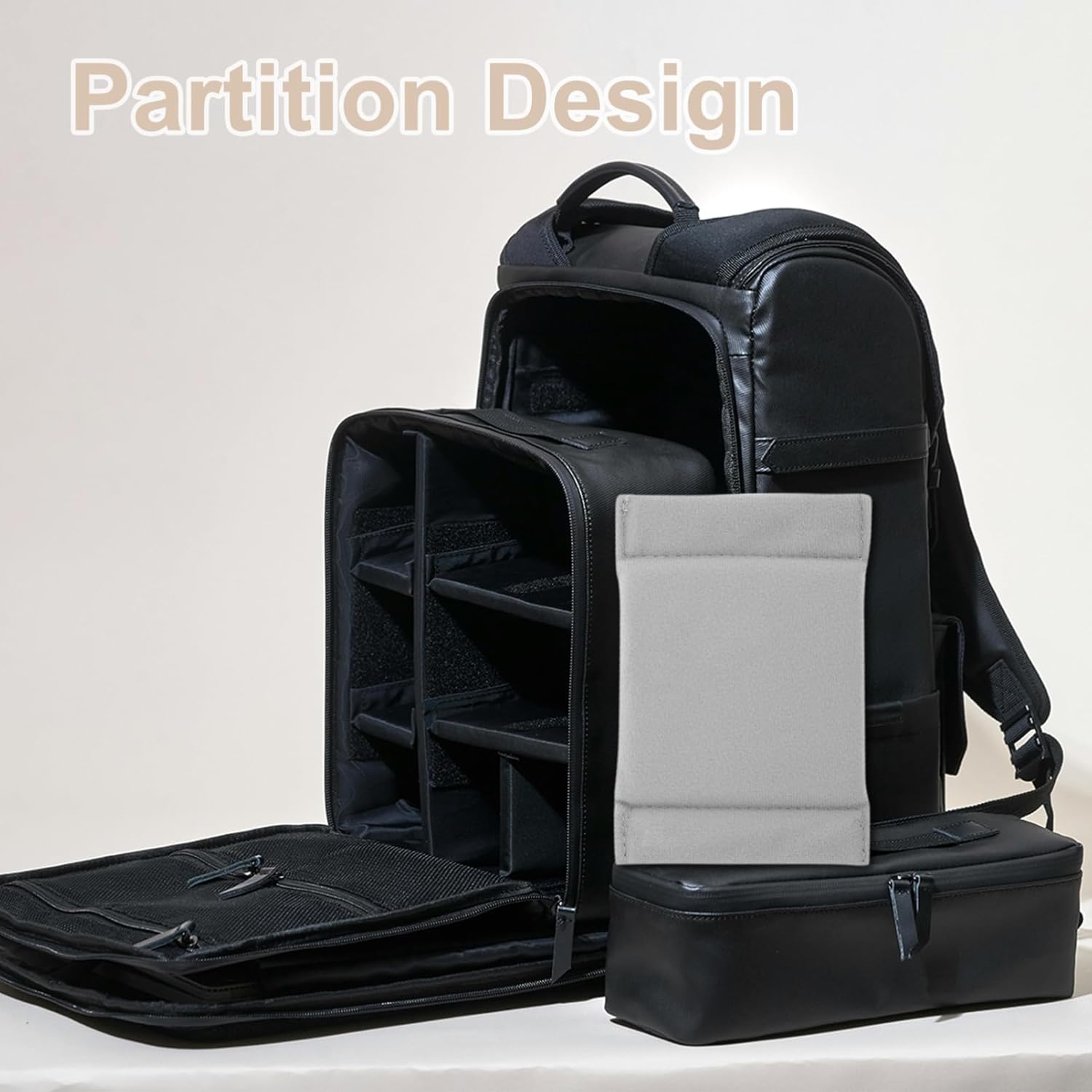 2 Pcs Camera Bag Dividers Shockproof Protecting Camera Lens Storage Bag Inserts Partition Divider for Travel Photography Enthusiast Professional Photographers - Image 5