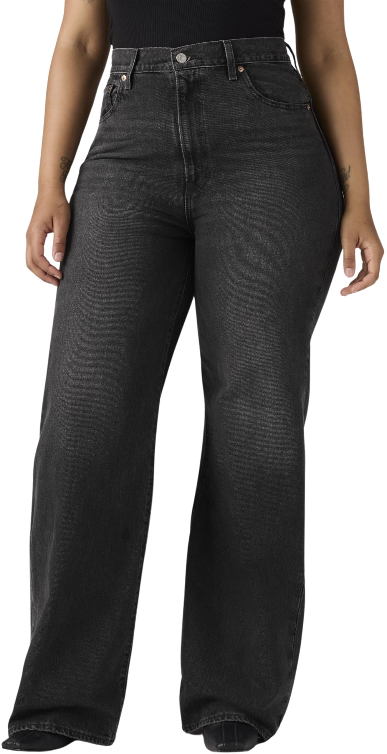 Levi's Damen Ribcage Wide Leg Jeans