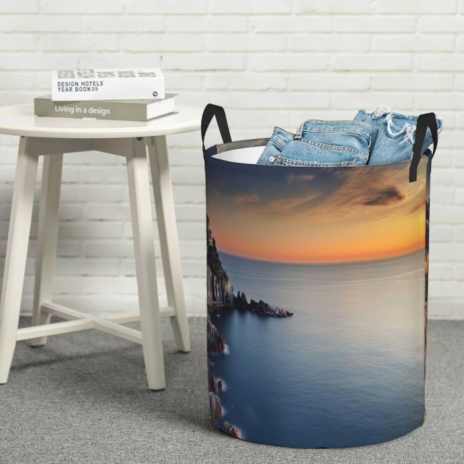 Panier à linge autonome M pliable pour ranger vêtements sales