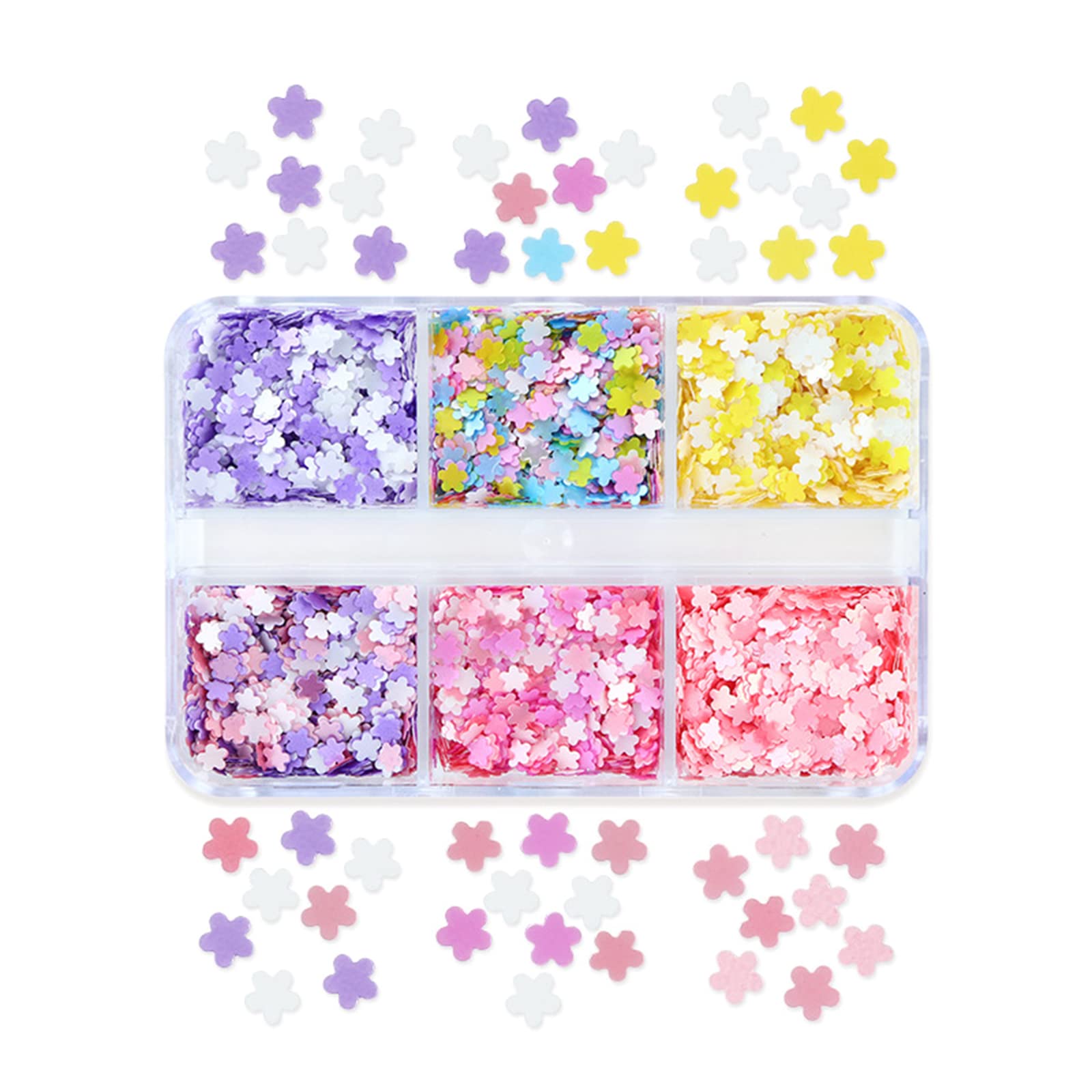 NEWFT Flower Resin Fillings Flakes Sequins Epoxy Resin Mold Fillers for DIYJewelry Making Art Decors