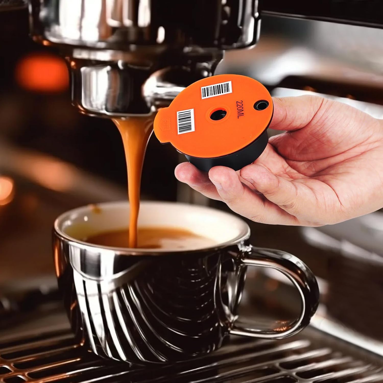 9 cialde da caffè riutilizzabili per Ta*ssimo con pressino