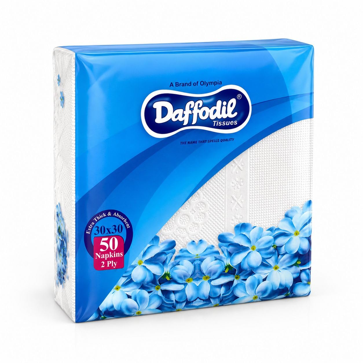 DAFFODIL 2Ply Tissue Paper Napkin -1 Pack, 50pcs in a pack-picture-16