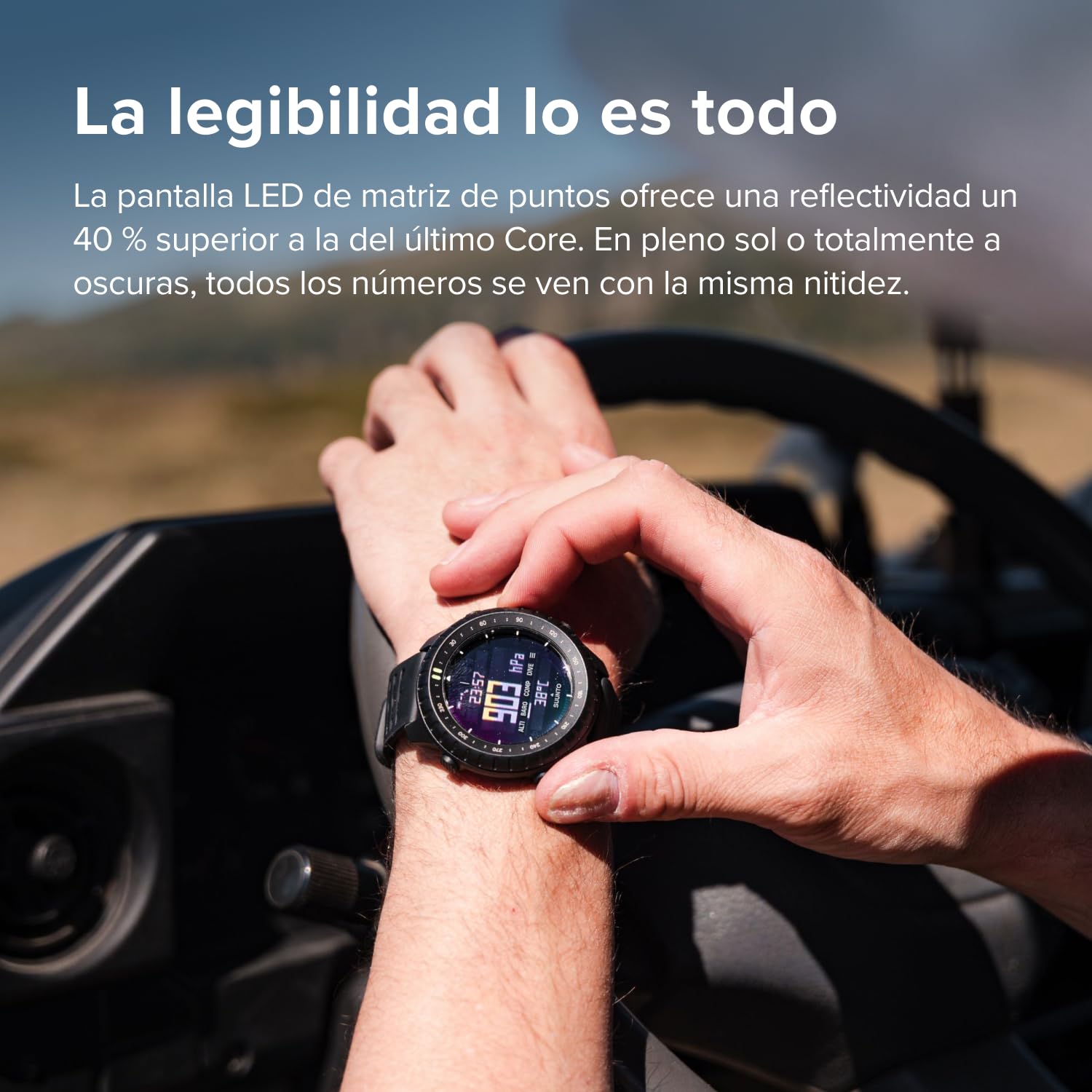 Suunto Core 2 Reloj Outdoor, 10 ATM Resistente al Agua, batería 15 Meses | Altímetro, Barómetro, Brújula, Alarma de tormenta, Retroiluminación roja/verde, Seguimiento de pasos, App SUUNTO, Negro