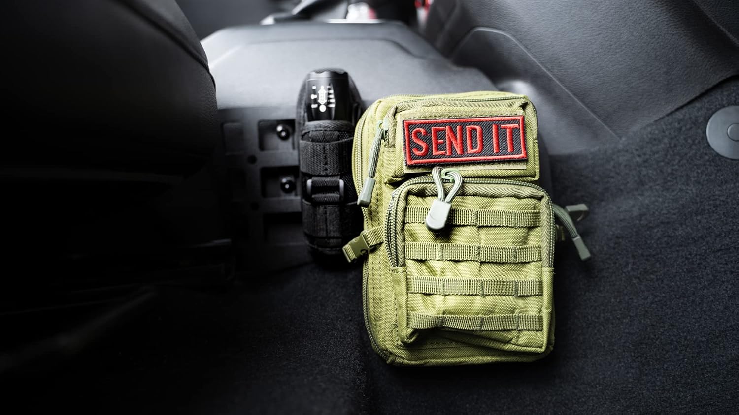 Center Console Molle Panels for 2018-2026 Jeep Wrangler & 2020-2026 Jeep Gladiator | Mount for Pouches, Med-Kits, Tools, Holsters & Other Accessories | Automatic & Manual Transmissions | DV8 Offroad