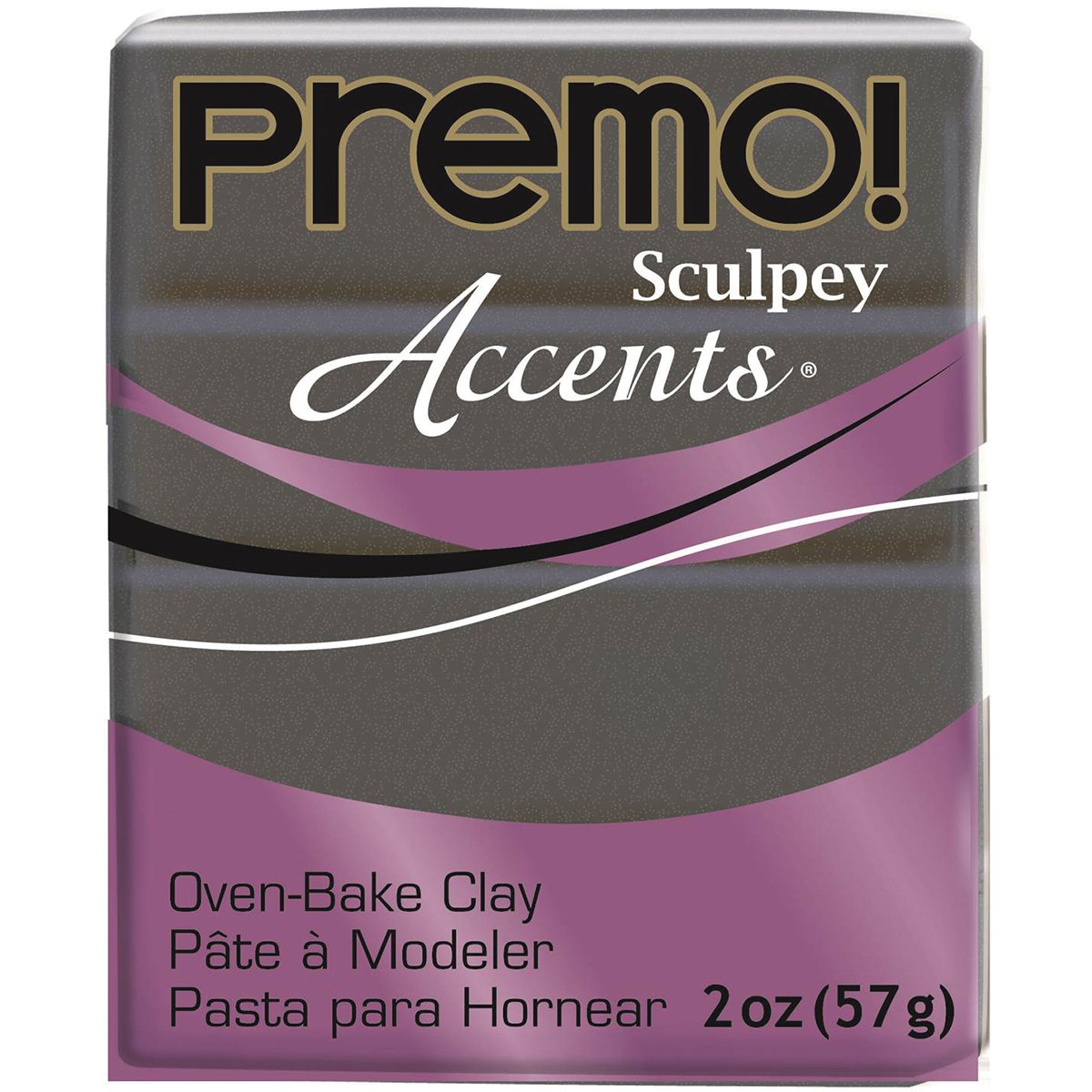 Sculpey Premo Graphite Pearl Accent Clay
