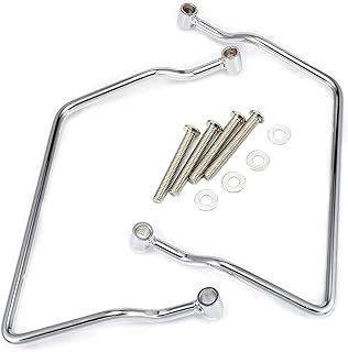 Nrpfell Supporto Universale Conversione per Borse Laterali 240Mm Borse per Supporto per Sportster Dyna Softail Heritage V-Rod Kafer Bobber Chopper Touring