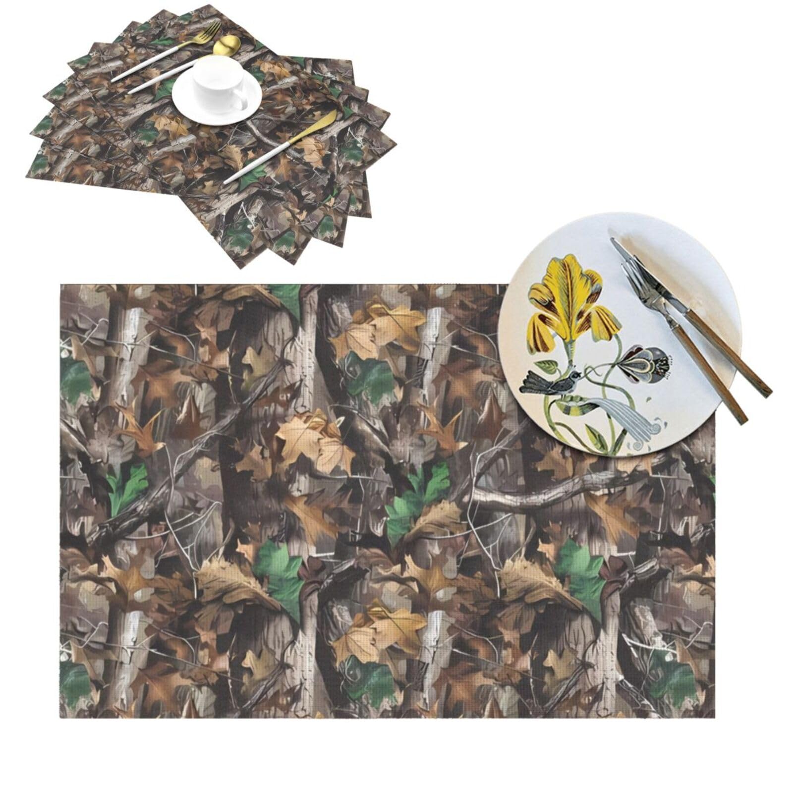 Sets de table résistant à la chaleur et lavables pour cuisine