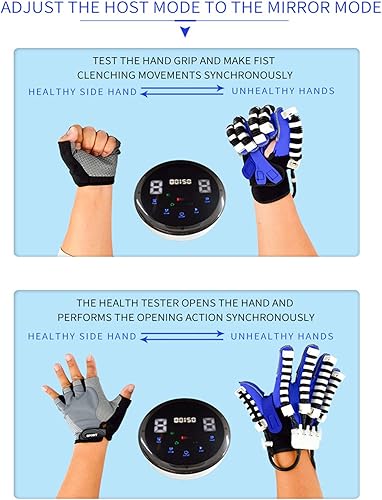 Miniatura 5 de Finger Rehabilitation Robot Gloves,Hemiplegia Finger Rehabilitation with Single Finger Training Hand Splint for Long-Term Relief