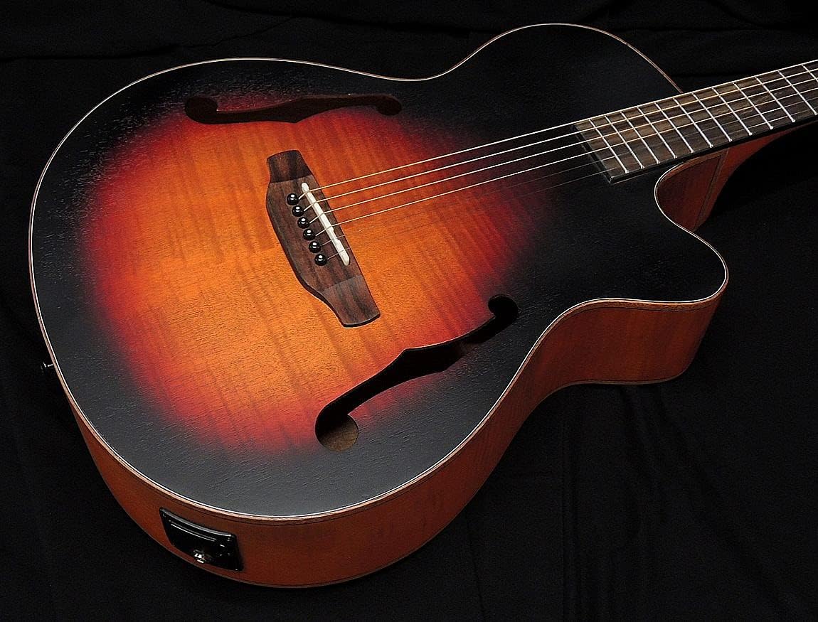 「順次値下げ」少使用(美品)アリア「Fホールエレアコ」ギター ARIA FET-F2 Stain Black エレアコギター Fホール アリア | 島村