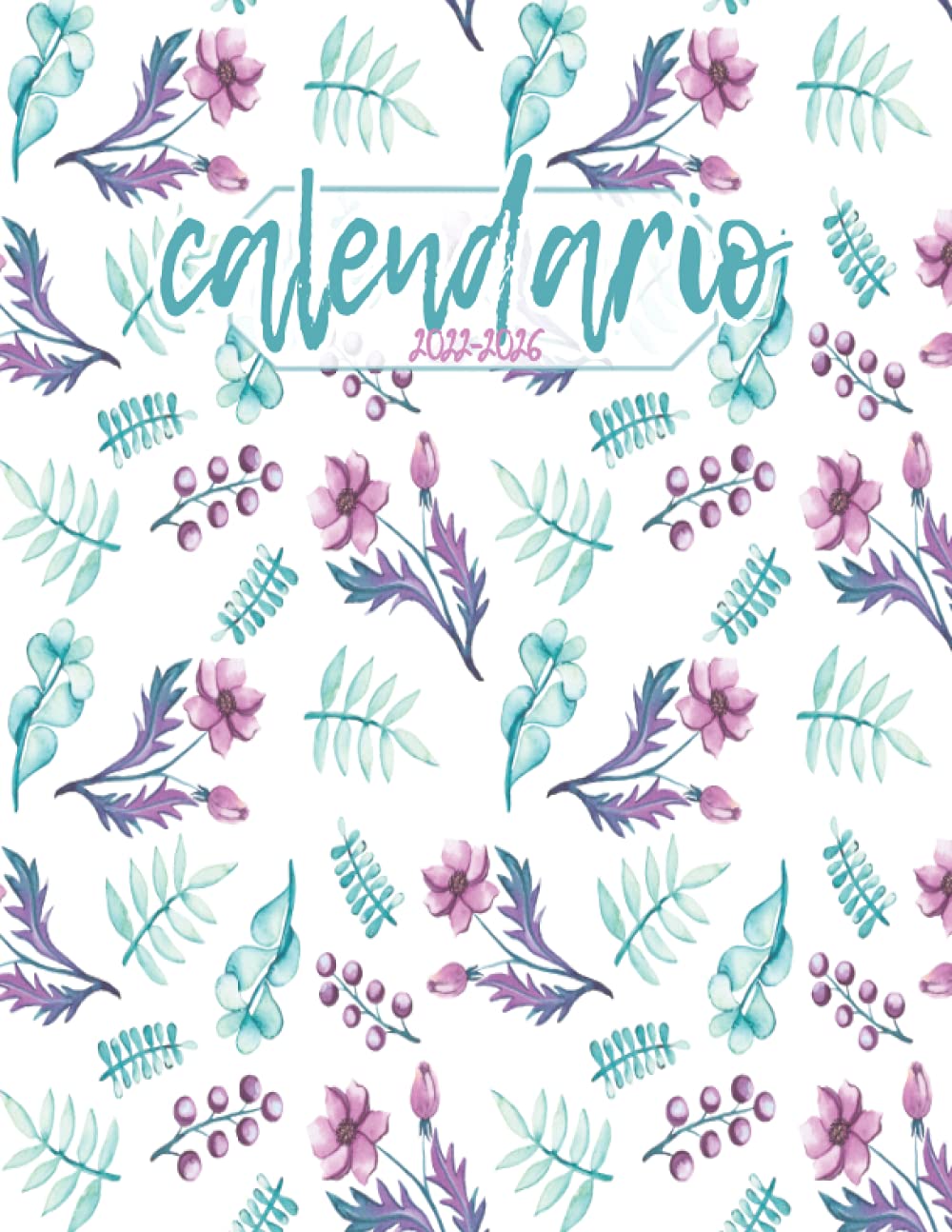 Calendario 2022 - 2026: Pianificatore Quinquennale I Agenda 5 Anni I Aspetto in Pelle Nera I Regalo Calendario I Rubrica I Note I Lista di cose da fare I Annuale e Mensile