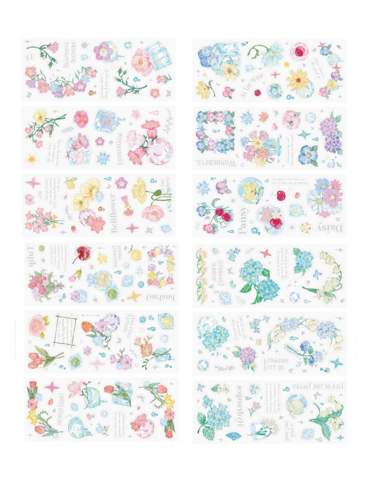 イエロー フレークシール 手帳ステッカー コラージュ素材 和紙ステッカー Amazon.co.jp: シール フレークシール 大量 50枚セット約500以上