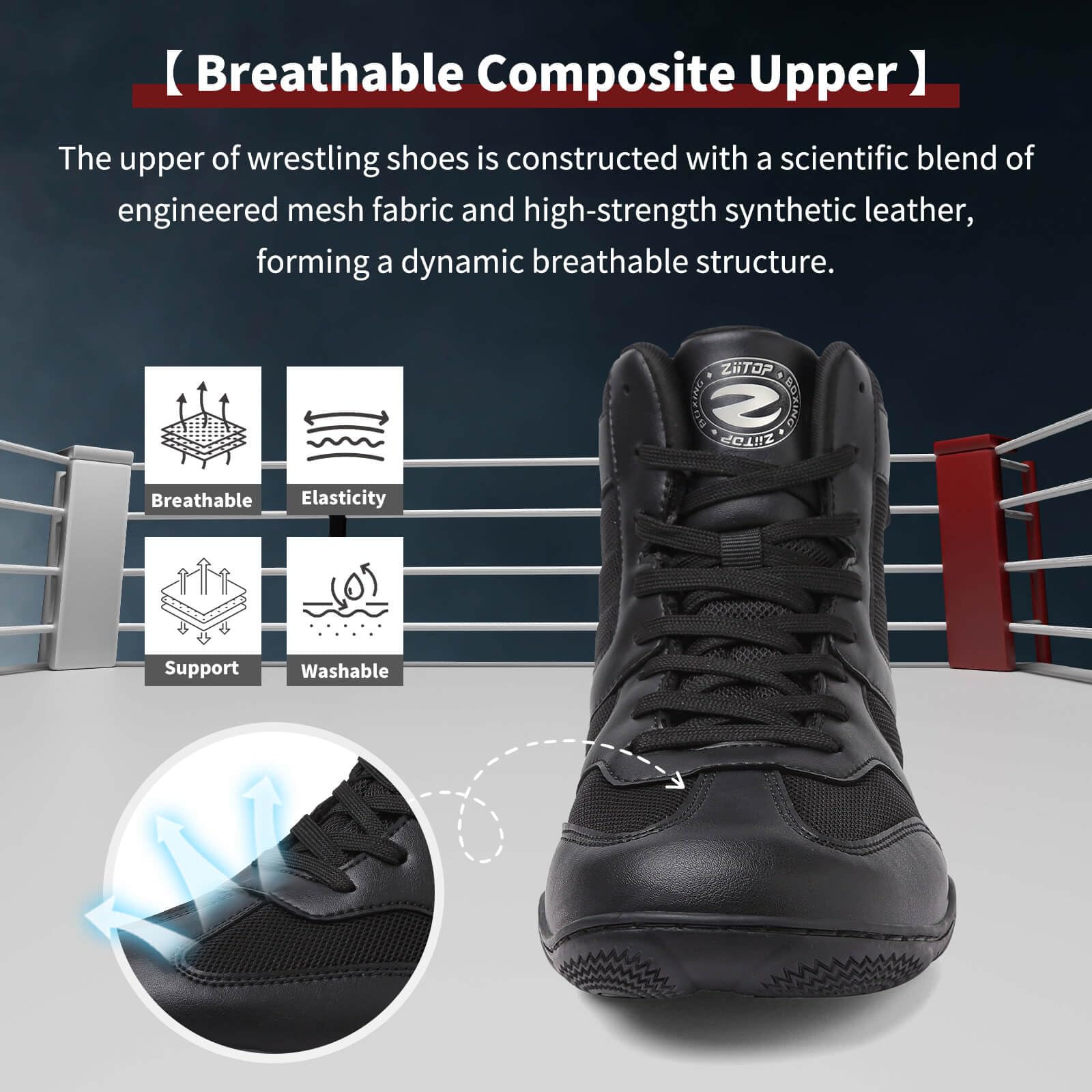 Wrestling Shoes For Freestyle Wrestling Sneakers B... – Vicedeal