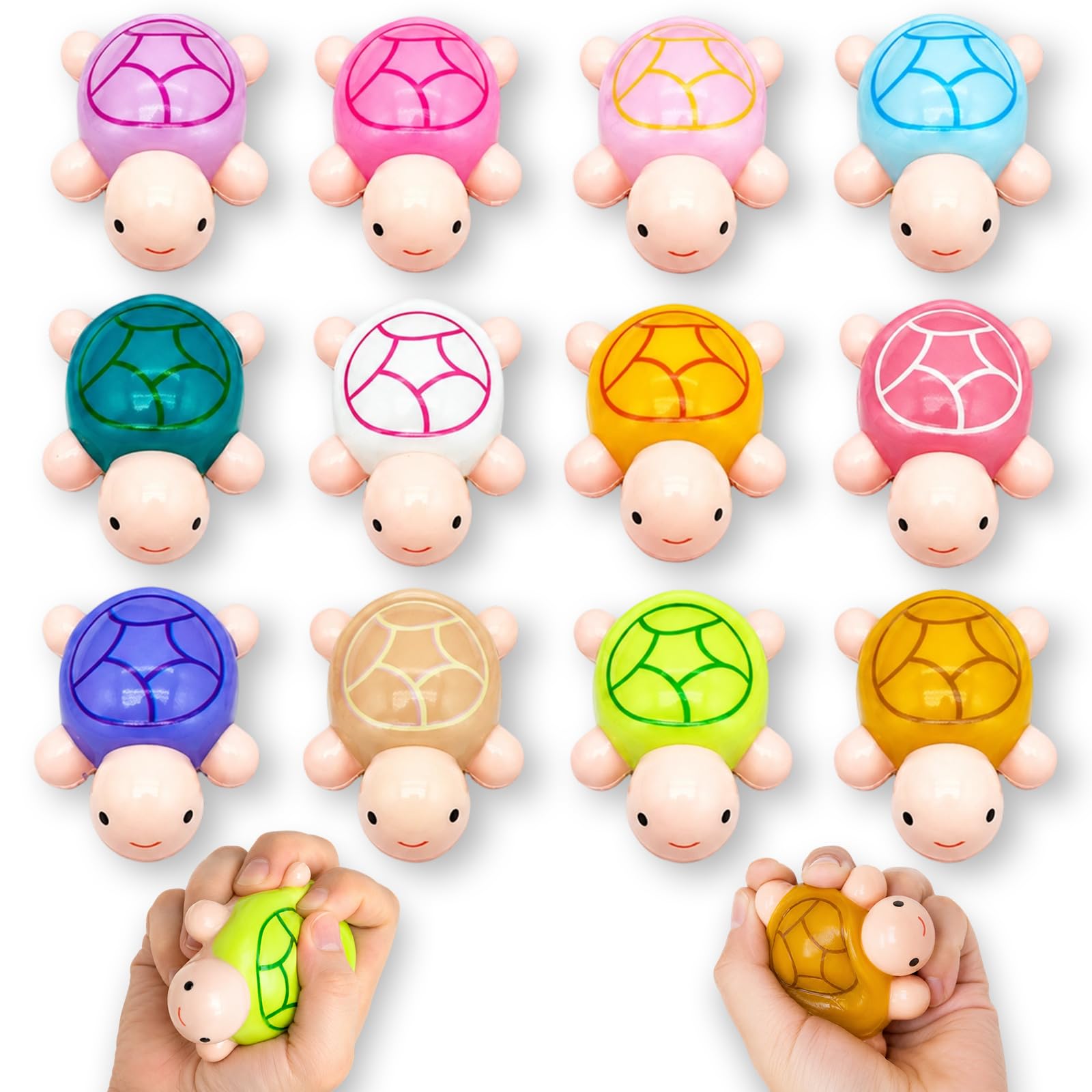 JBLJDWD 12PCS Slow Rising Squishies, Stress Relax and Desk Decoration, Random Colour Foam Squishy, Classroom Rewards and Party Favours