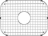 Serene Valley NDG1813C Sink Grid: 18-1/8" x 13-3/8" Stainless Steel Protector, Center Drain, 3-1/2" Corner Radius