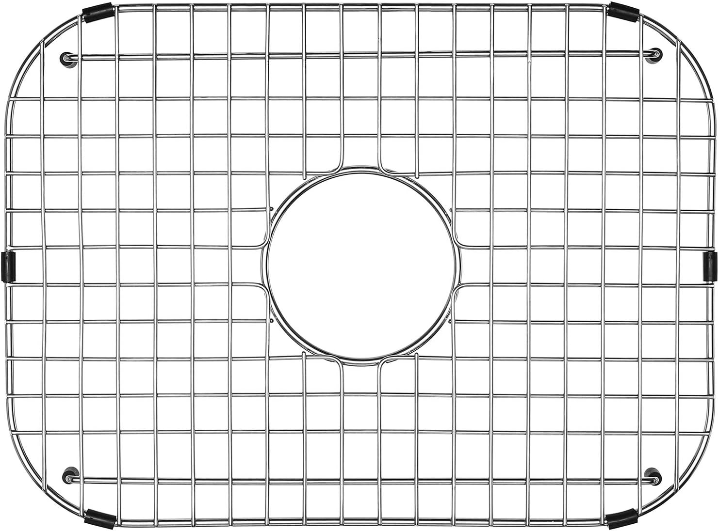 Sink Grid 18-1/8" L x 13-3/8" W, Centered Drain with Corner Radius 3-1/2", NDG1813C