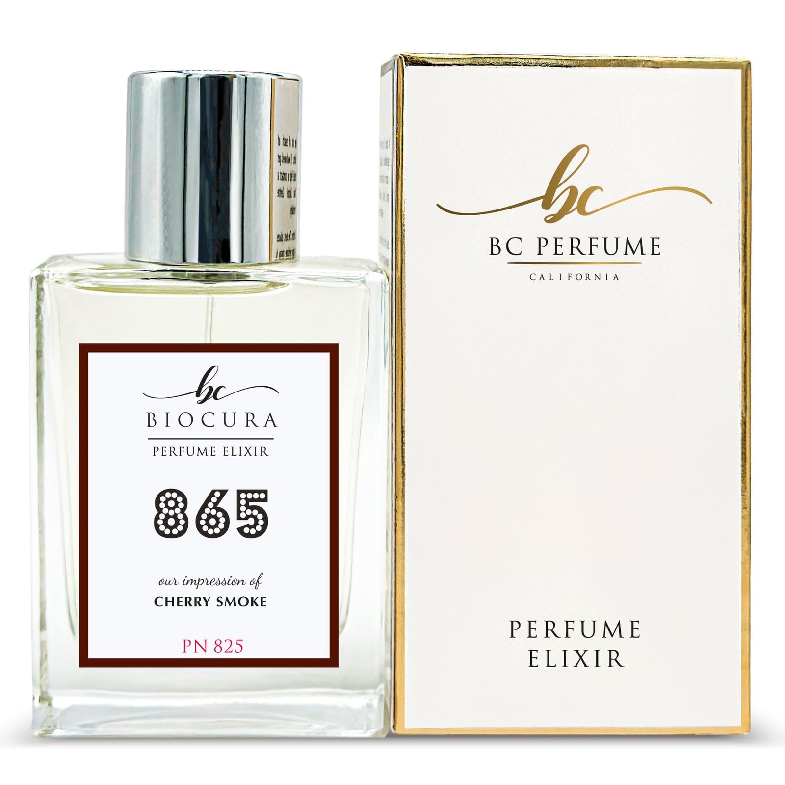 BIOCURA BC Perfume 865 Inspired by Cherry Smoke For Women & Men Fragrance Dupes Eau de Parfum Bottle 1.7 Fl Oz/50ml