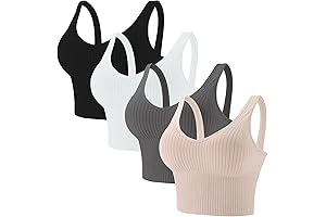 4 Pieces Padded Tank Top