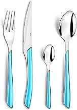 Amefa Eclat - Coffret 24 couverts pour 6 personnes - 2214TUPA10C40 Bleu Turquoise