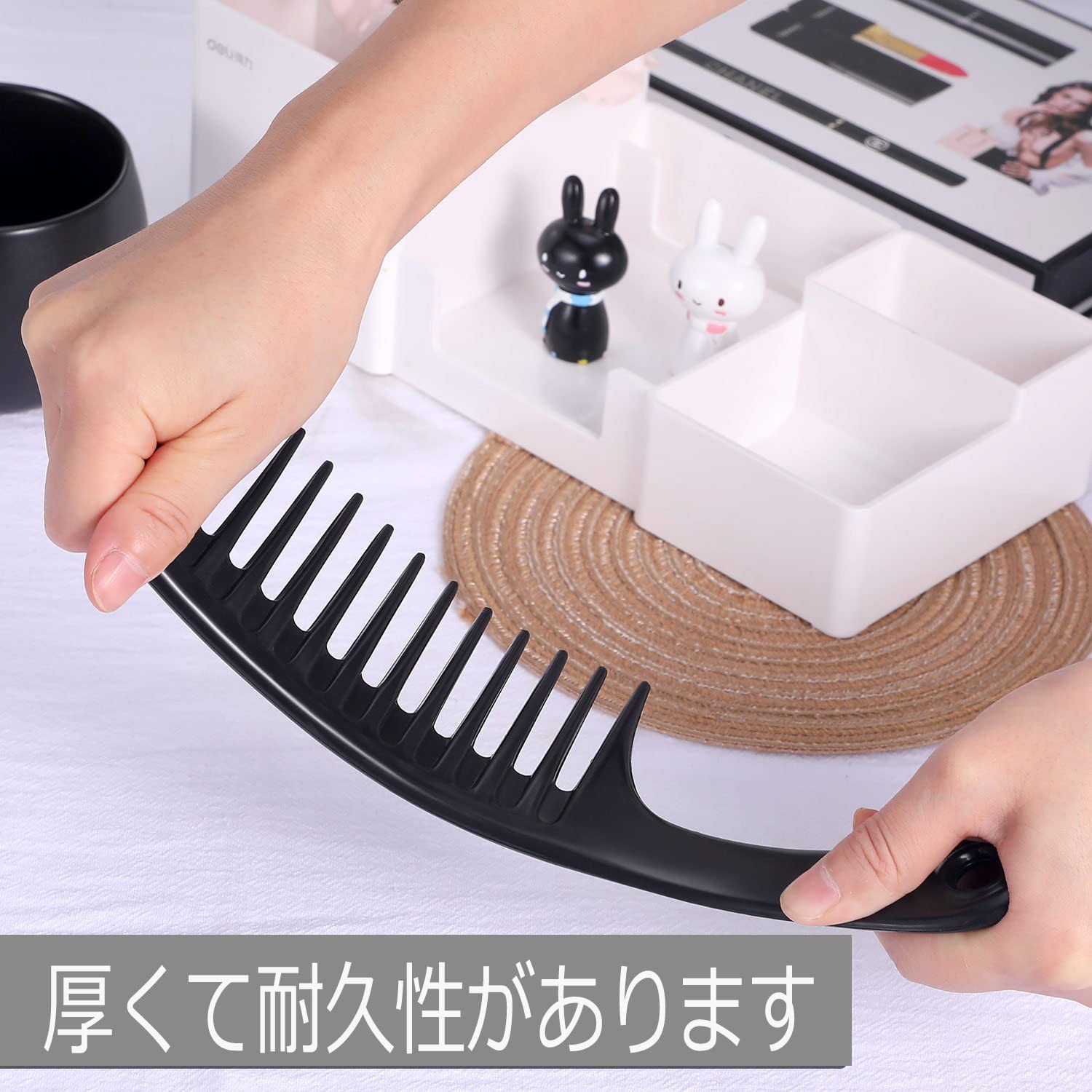 Amazon | 粗目 コーム-コーム 粗め くし バスタイムお風呂で使うクシ