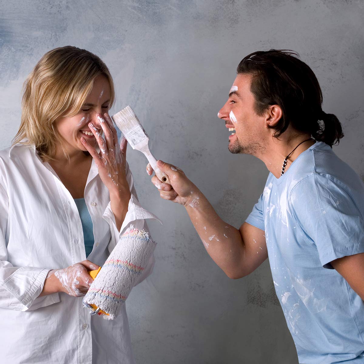 HARDY WORKING TOOLS Flat Brush Set 5 Pieces - 25, 35, 50, 60, 75