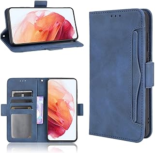 Capa Capinha Carteira para Motorola Moto G53 5G, [5 Slot de cartão] Couro PU Premium, Fecho magnético, À Prova de Choque, com Suporte e Slot para Motorola Moto G53 5G, Azul
