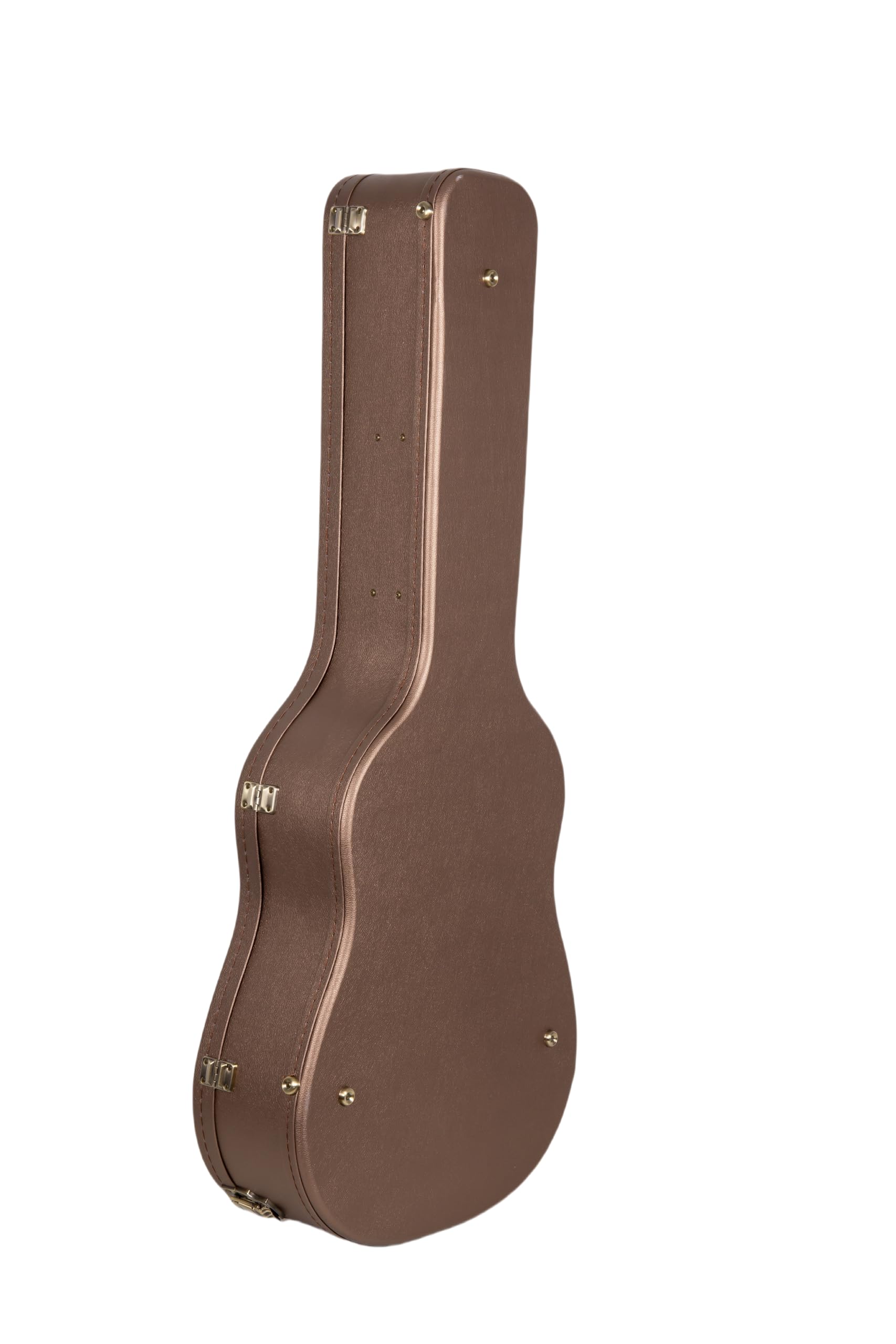 Crossrock Étui Rigide en Bois pour Guitare Classique 4/4 | Finition Chocolate Brown, intérieur Velours Bordeaux, Serrure – Designer Series