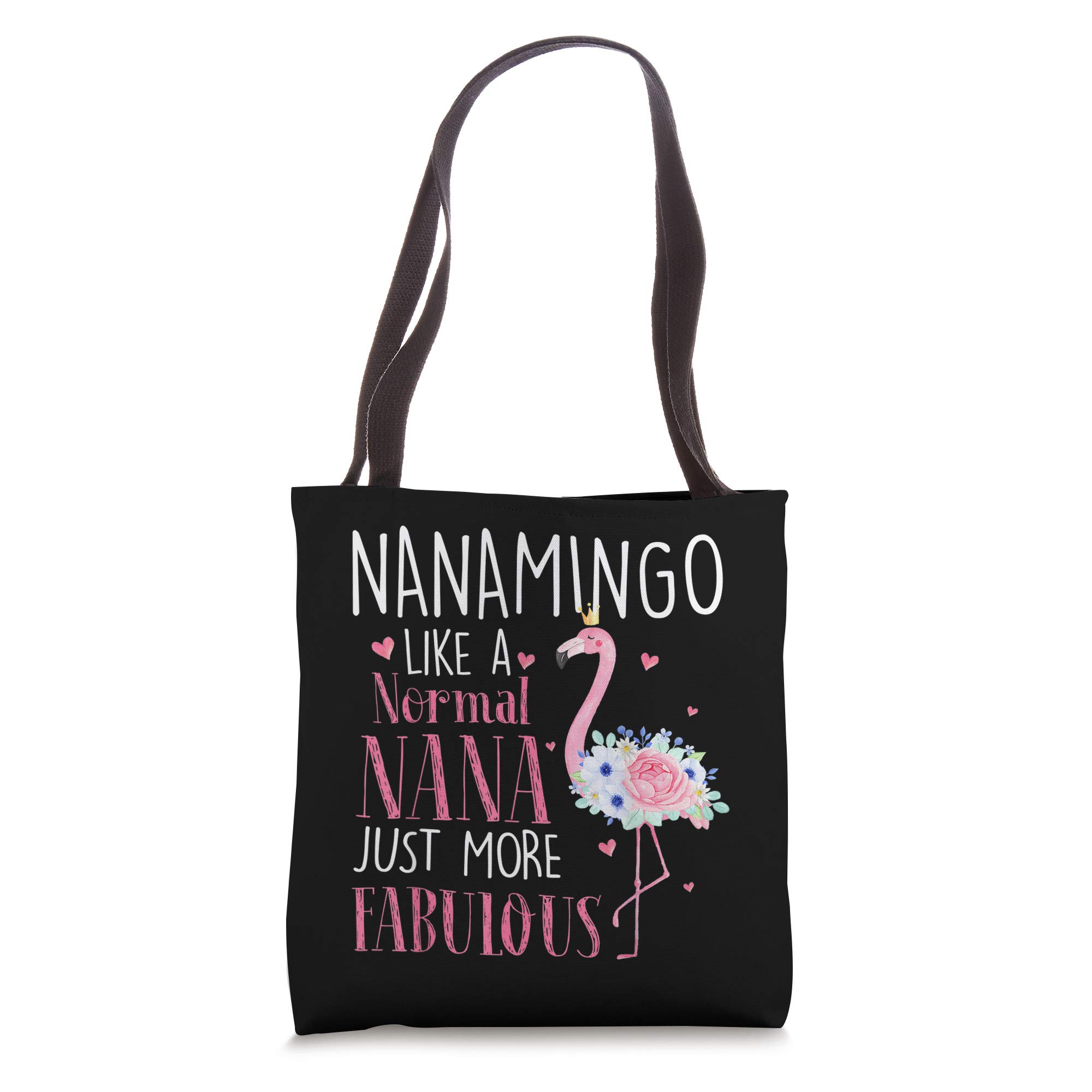 cute designFlamingo Nanamingo like a normal Nana Funny Grandma Tote Bag