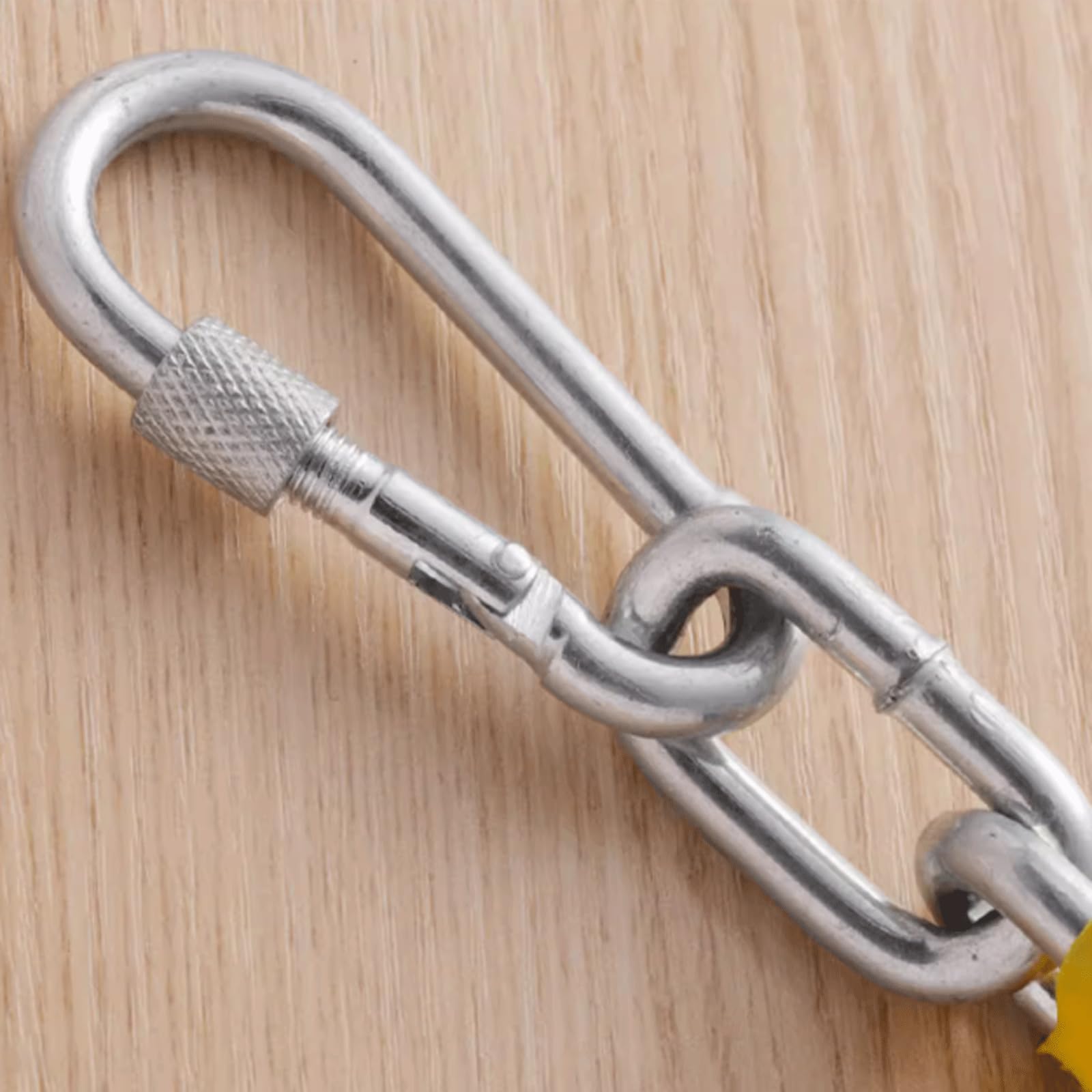 esmen Schaukelhaken 2 Set Legierung Schaukel Zubehör Strahl Schaukel Kette Sling Verbindung Gürtel Haken Schraube Feste Haken Verlängerung Kette