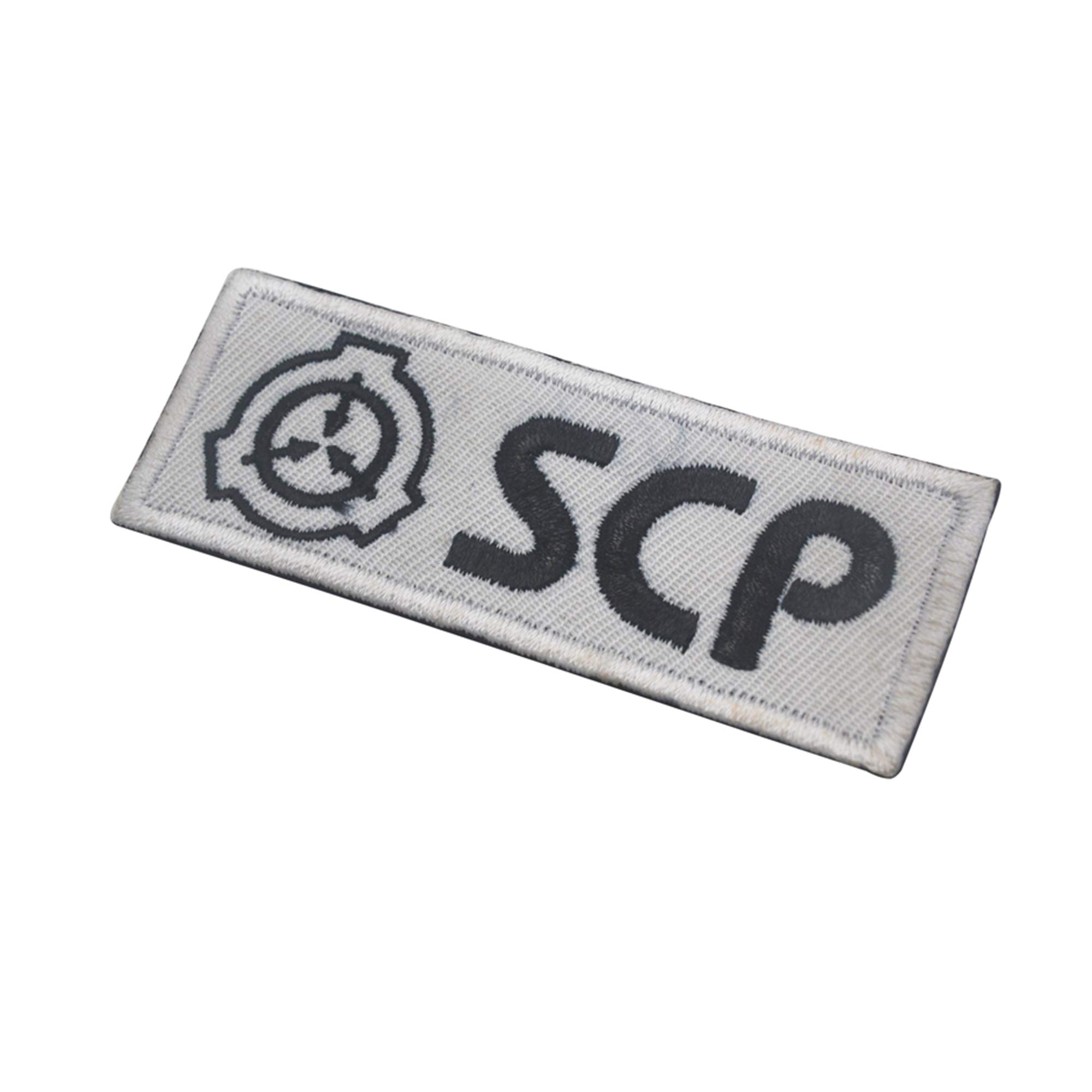 SCP Containment Procedures Foundation Secure Contain Protect Tactical Hook Patch Badges Emblem Applique Hook Patches für Kleidung Rucksack Zubehör (mehrfarbig)