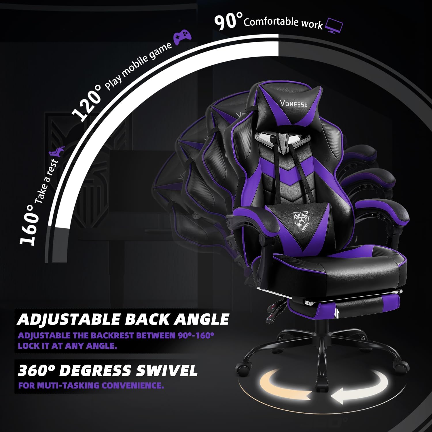 Close-up of designed linkage armrest