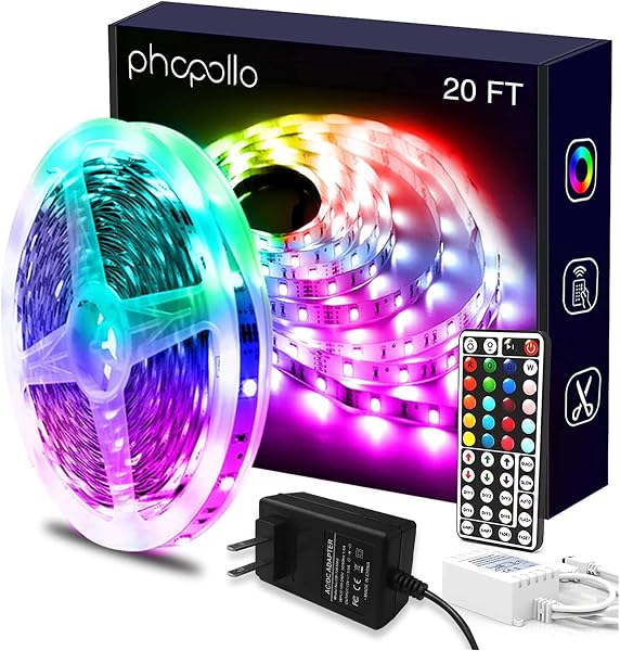 phopollo LED Strip Lights Color Changing