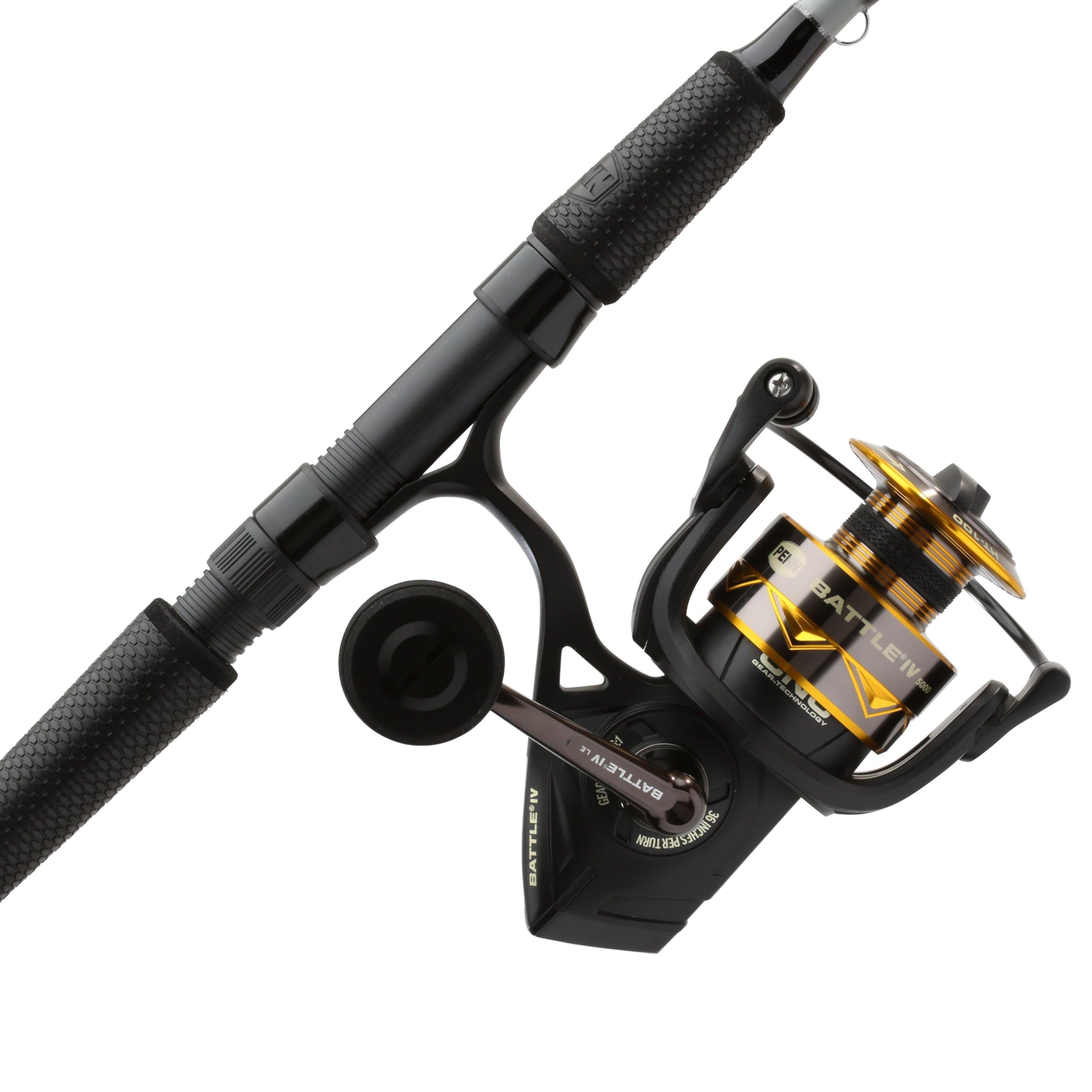 PENN Battle IV Spinning Reel and Fishing Rod Combo