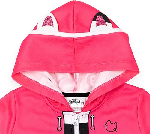 Miniatura 4 de Dreamworks Gabby's Dollhouse Sudadera con capucha y cremallera para niñas pequeñas y grandes