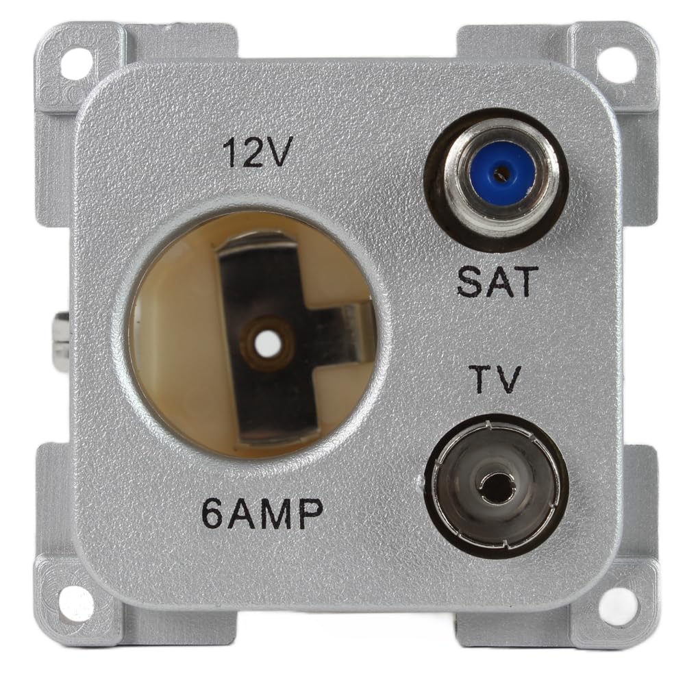 Haba C-Line 12V Steckdose + ANT + SAT Braun