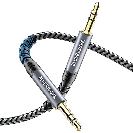 BlueRigger 3.5mm Stereo Audio Cable | Enhanced 25FT Aux Cable