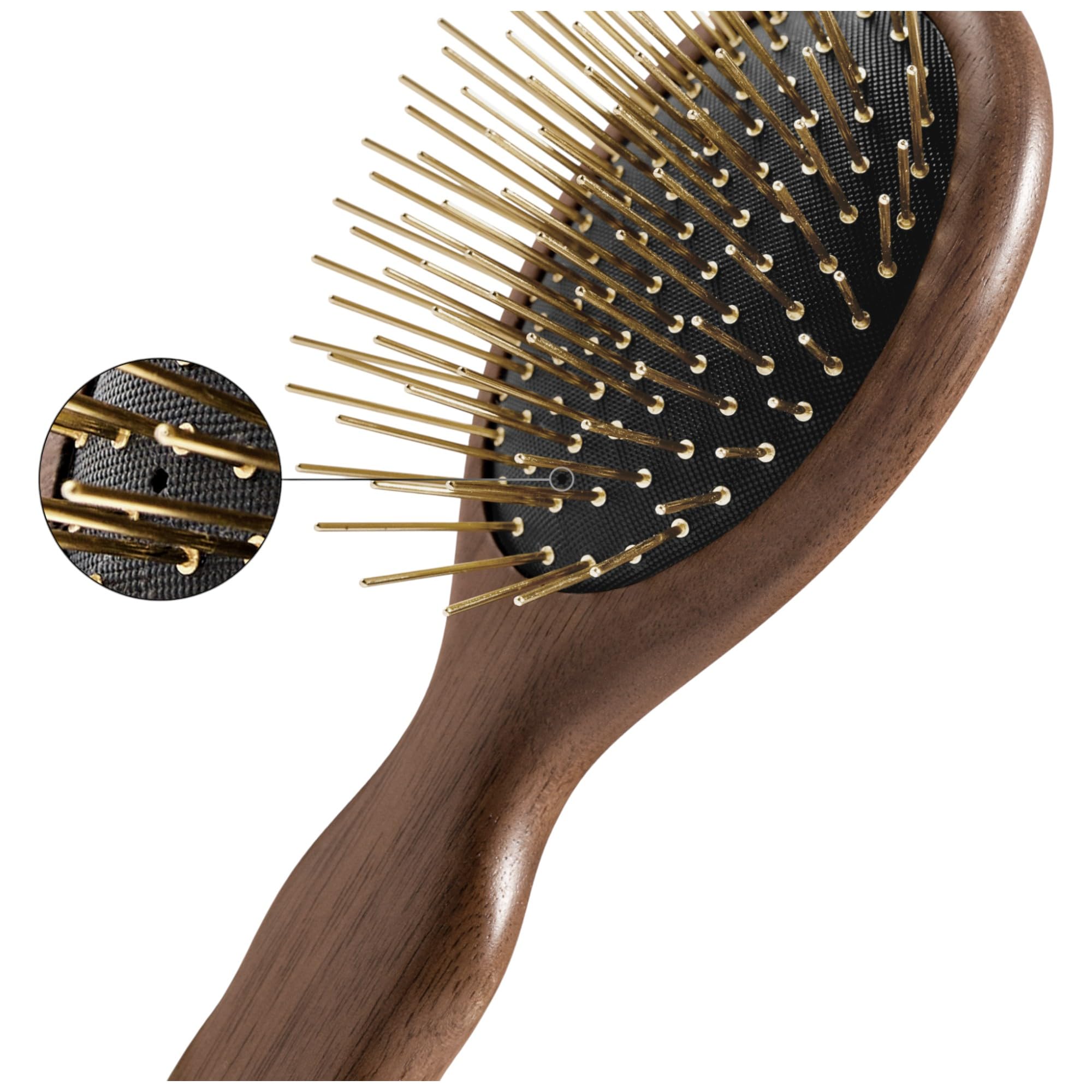 Gua Sha Hair & Scalp Brush: Infrared Walnut Edition : Amazon.sg