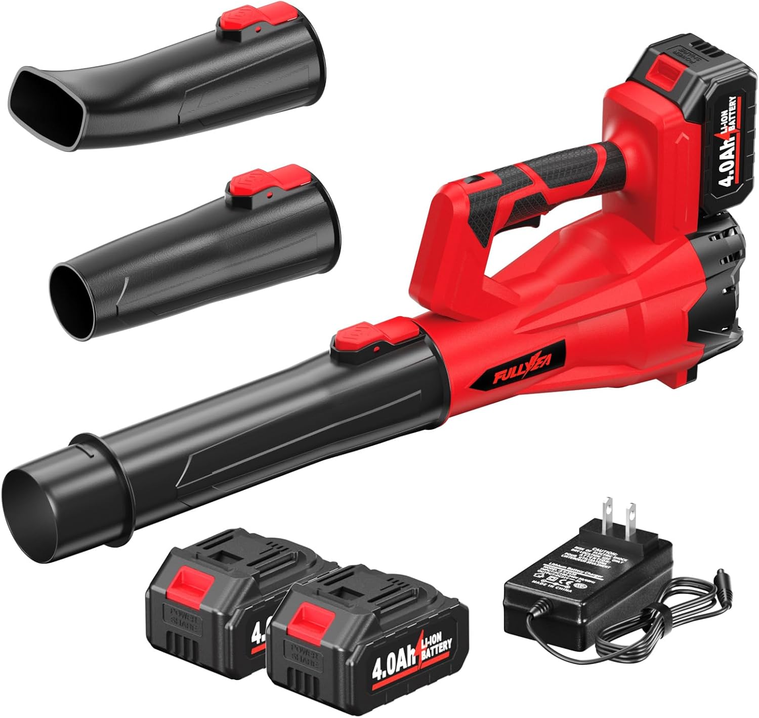 Cordless Leaf Blower, 150 MPH Electric Leaf Blower Cordless with 2 x 4.0Ah Battery, 6 Speed Modes, 500 CFM Battery Powered Leaf Blowers for Lawn Care, Patio, Yard, Sidewalk, Garage Cleaning