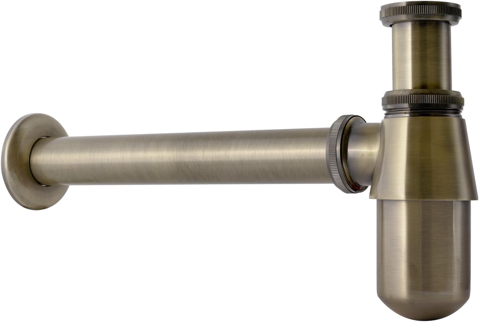 Retro Bathroom Antique Brass Waste Bottle Trap Drain Siphon Basin Sink 5/4"