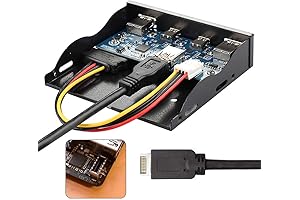 cablecc USB 3.1 Gen 2 Front Panel Header Expansion Card USB-C and...