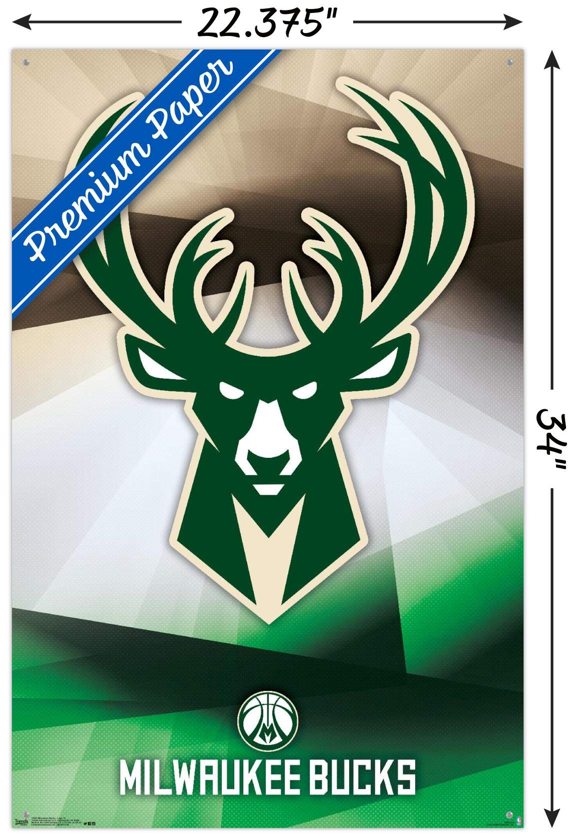 Amazon.co.jp: NBA ミルウォーキー・バックス - ロゴ 16 ウォール